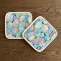 Cockles in Bloom – Cornish Shell Print Cotton Hot Dish Pads