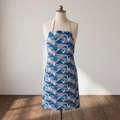 Carried on the Wind – Coastal Seagull Print Cotton Apron