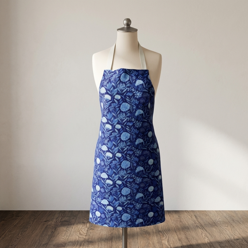 Ink & Petal – Botanical Print Cotton Apron