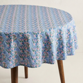 Hedgerow Whispers — Botanical Cotton-Linen Tablecloth