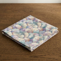 Pastel Scallops – Mermaid-Inspired Shell Cotton Satin Napkins