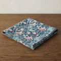 Drift Beneath – Mermaid Floral Cotton Satin Napkins