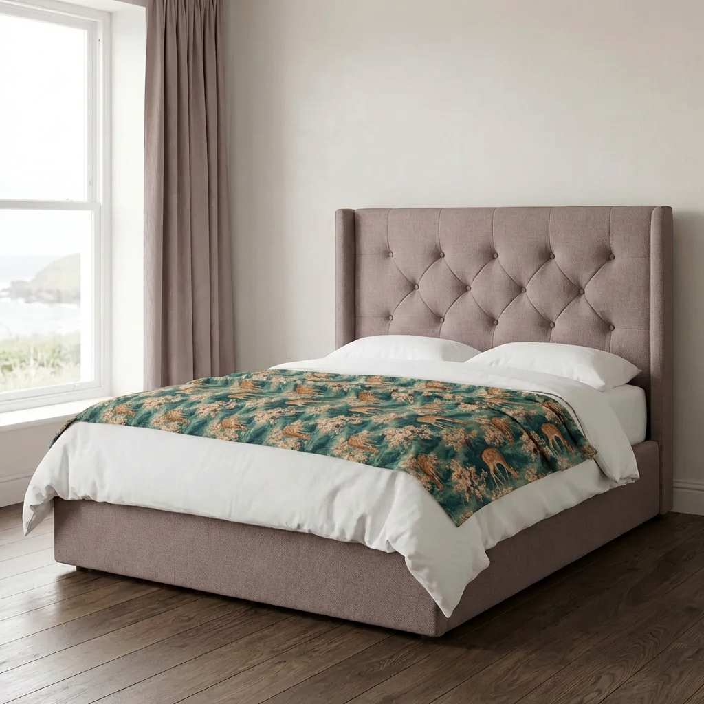 Organic Cotton Throw — In The Quiet Of The Meadow