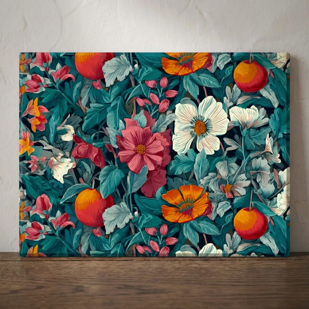 Between Garden Walls – Floral Stonemax Chopping Board