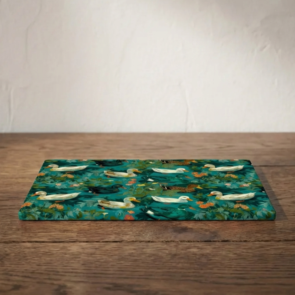 Held by the Water – Ducks Print – Stonemax Chopping Board