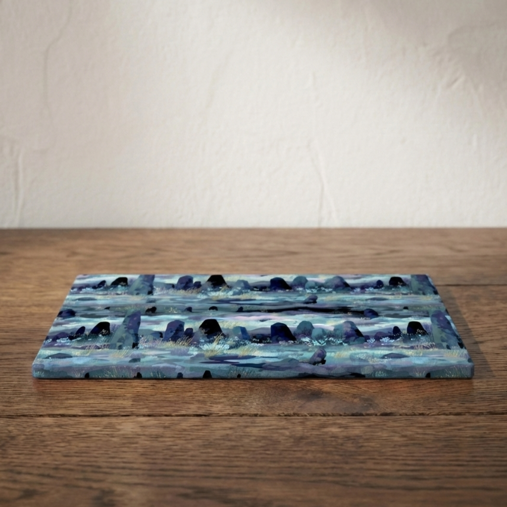 Echoes Among the Stones – Stone Circle Print Stonemax Chopping Board