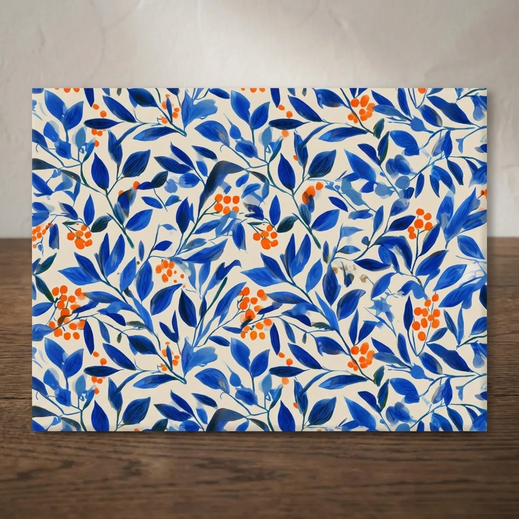 Whispering Leaves – Botanical Print Stonemax Chopping Board