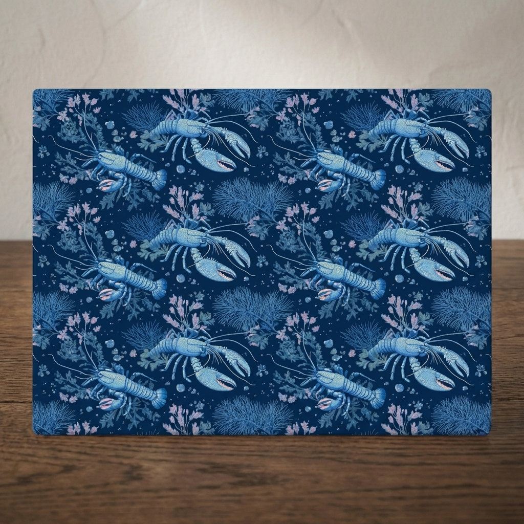 Beneath the Cornish Tides – Lobster Print – Stonemax Chopping Board