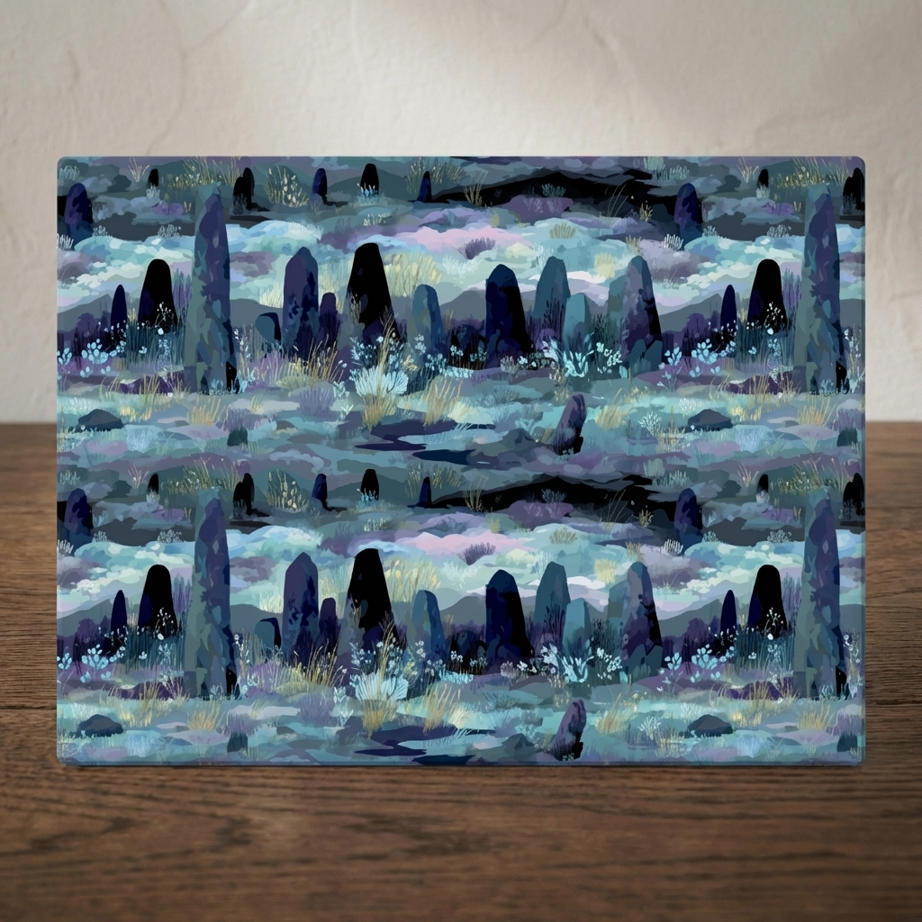 Echoes Among the Stones – Stone Circle Print Stonemax Chopping Board