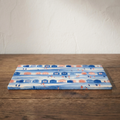 Jolly Days at The Beach – Beach Hut Print Stonemax Chopping Board