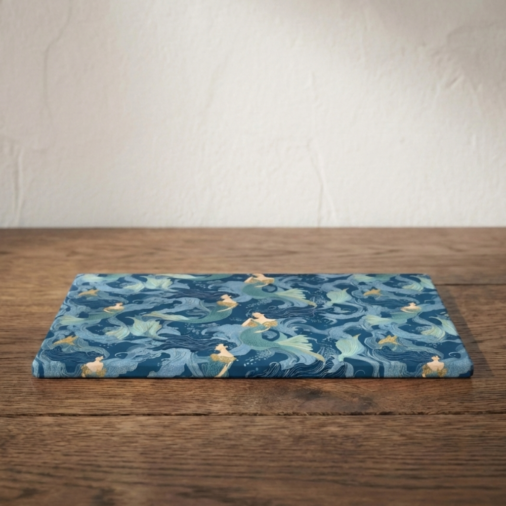 Daughters of the Deep – Mermaids Print – Stonemax Chopping Board