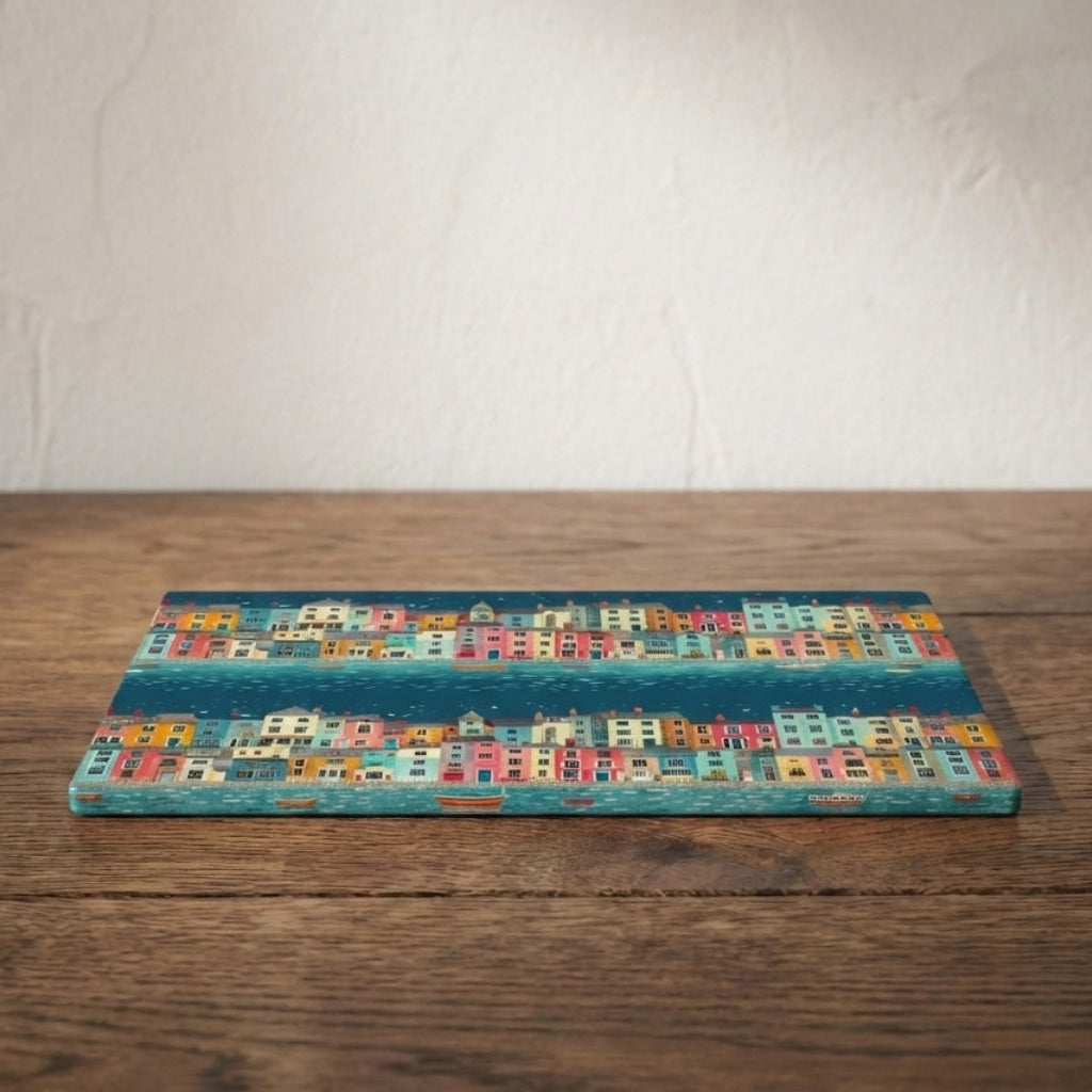 Harbour of Many Colours – Stonemax Chopping Board