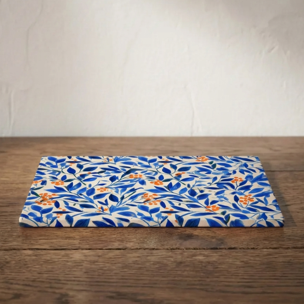 Whispering Leaves – Botanical Print Stonemax Chopping Board