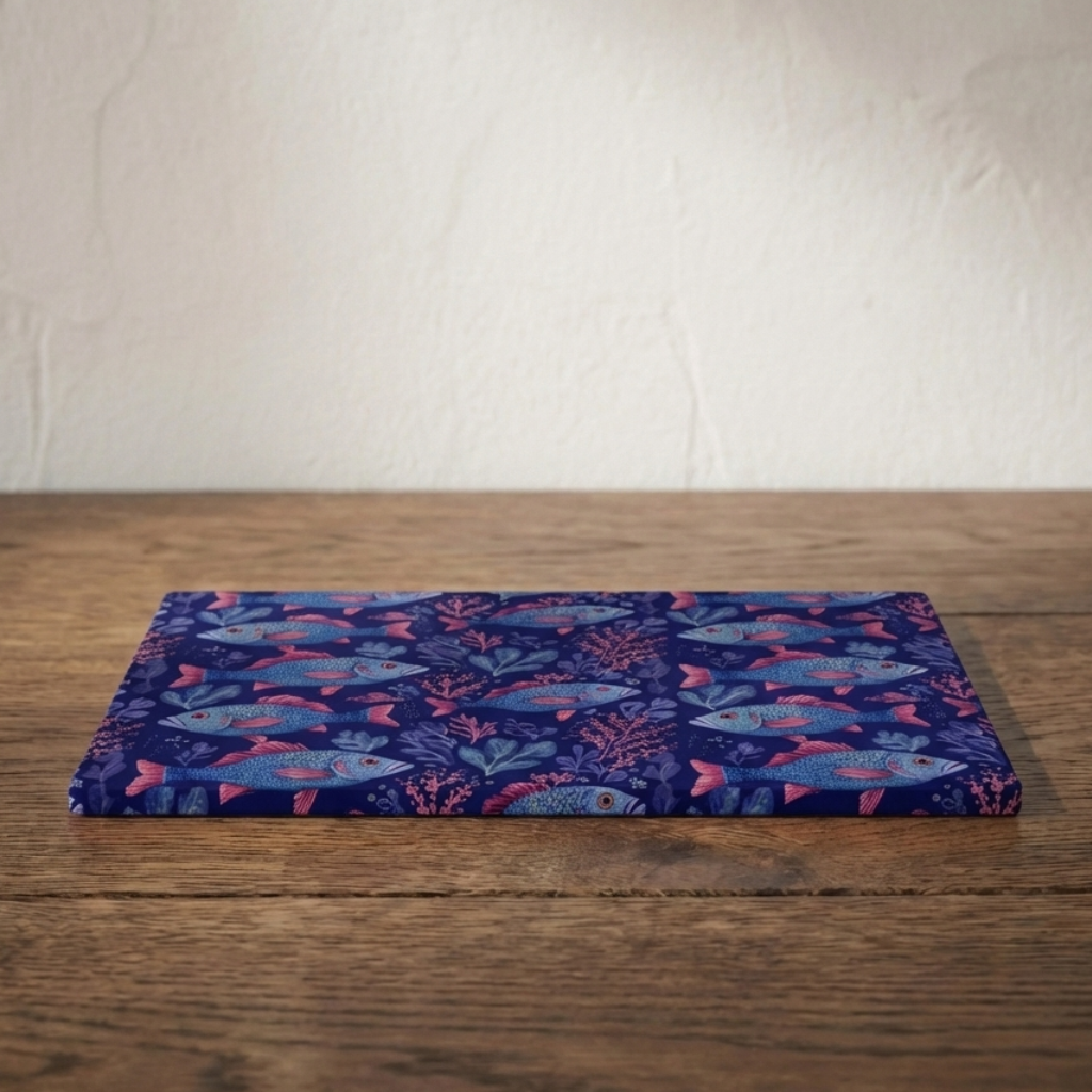 Shoals in Deep Water – Fish Print Stonemax Chopping Board