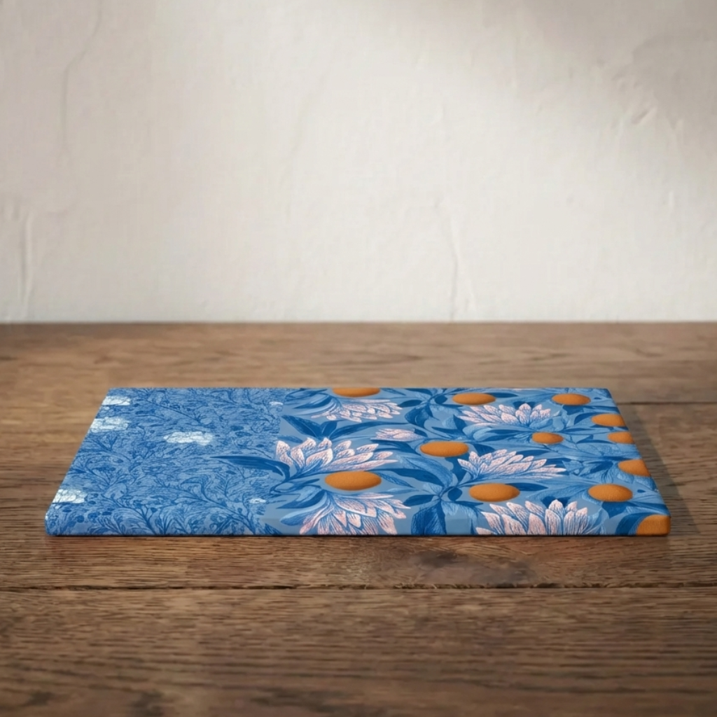Apricot Bloom – Floral Print Stonemax Chopping Board